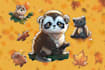 draw cute animal illustrations