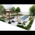 do landscape, terrace, backyard, pool, and patio