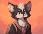 draw a good headshot icon for your furry character
