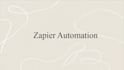 create zapier automation for gmail