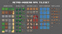 develop pixel art background and tilemaps, top down tileset, sprite sheet design