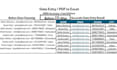 convert PDF, image,screenshot into accurate excel data entry