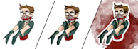 draw cartoon expression of your character expression meme challenge