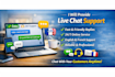 provide professional customer service and live chat support