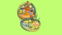 do isometric pixel art, pixel topdown, topdown map environment