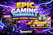 create viral social media thumbnails