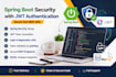 add jwt authentication and spring security to your API