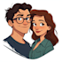 design a personalized couple portrait, perfect for gifts