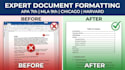 format papers in apa, mla, chicago