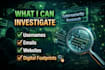 do osint and cybersecurity research