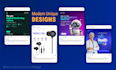 create professional social media post design for your brand