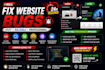 fix HTML CSS responsive website bugs