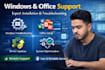 do professional tech and office support
