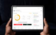 design modern saas dashboard UI UX for web app in figma