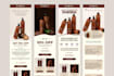 design professional responsive mailchimp email newsletter