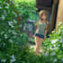 an background anime any in style