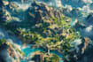 draw fantasy map, landscape design, rpg map dndart