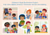 create bright childrens book illustrations for your story