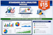 create excel dashboard and provide actionable data analysis insights