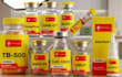 design high quality peptide vial labels and 3d mockups