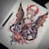 create anime tattoo design unique style