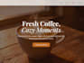 design a modern restaurant or cafe website