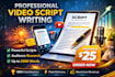 write engaging youtube scripts that increase views and audience retention