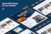 create a professional web design using figma