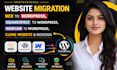 migrate lovable website to wordpress,wix, weebly, square space,lovable ai app