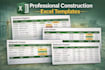 create professional construction excel trackers and templates