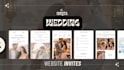 create a modern wedding invitation website with rsvp and countdown