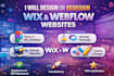 design redesign wix website webflow website figma to wix webflow