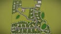 3d residential site plan,urban masterplan design,landscape environment rendering