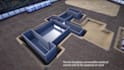cinematic 3d industrial animation, construction process project planning  video