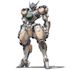 make a mecha robot armor character concept for you