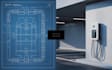 design ev charging station electrical plans, sld, and load calculations