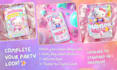 design a premium custom hello kitty birthday invitation