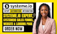 systeme io sales funnel systeme io landing page systeme io website systeme io