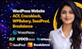 wordpress website acf, crocoblock, wpbakery, seedprod, breakdance