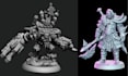 sculpt 3d warhammer 40k, 3d miniatures, tabletop game, 3d model for printing