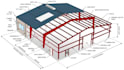do 3d steel structure design shop drawing construction quantity, cost estimate
