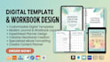 editable canva digital planner, hyperlinked planner for goodnotes