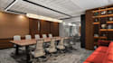 relayout modern office interior, board room design, co working space rendering