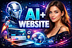 create modern ai website for your business