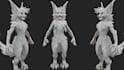 create custom furry vrchat avatar PC quest compatible vtuber vrm fursona 3d mode