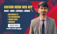 build a custom mern stack web application