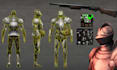 create retro ps1 ps2 psx low poly 3d models, 3d modeling characters animation