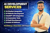 develop a custom ai website, an ai chatbot and ai software