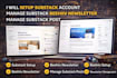 setup substack account manage substack beehiiv newsletter manage substack post