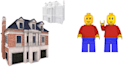 custom lego cars, bike,toys, minifigure, ships, and houses with pro instructions